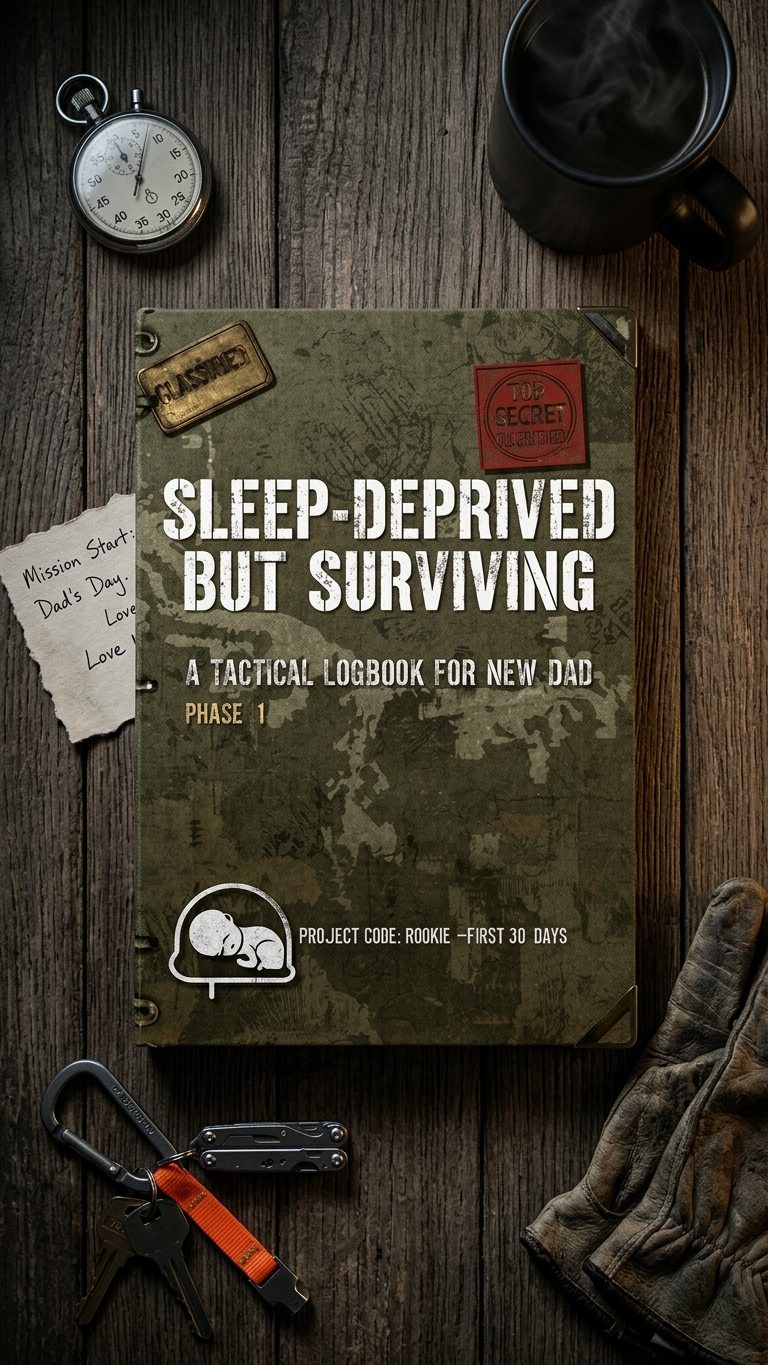 New Dad Survival System cover mockup